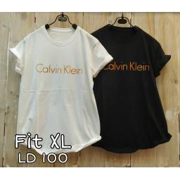 BR21989 - CALVIN TSHIRT TUMBLR TEE SIZE XL - Putih