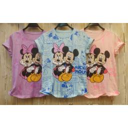 BR22002-2 - MICKEY TSHIRT TUMBLR TEE - Biru