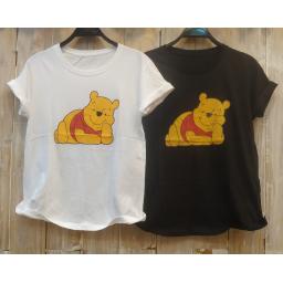 BR22004 - POOH TSHIRT TUMBLR TEE - Putih
