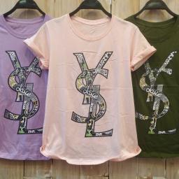 BR22028-3 - YS TSHIRT TUMBLR TEE - Hijau Army