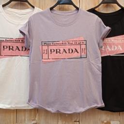 BR22045-2 - PRAD TSHIRT TUMBLR TEE - Lilac