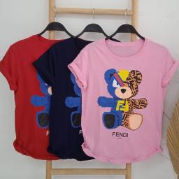 BR22046-3 - FEND TSHIRT TUMBLR TEE - Pink