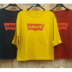 BR22058 - LEVI LENGAN 3/4 TSHIRT TUMBLR TEE SIZE XL - Navy