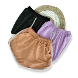 BR22096-1 - SHORT PANTS POLOS - Hitam