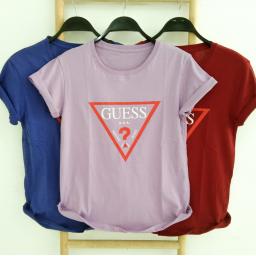 BR22182-3 - GUE TSHIRT TUMBLR TEE - Maroon