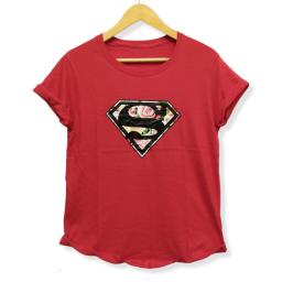 BR22191 - SUPERMAN MERAH TSHIRT TUMBLR TEE