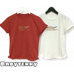 BR22199-2 - NIK TSHIRT TUMBLR TEE (BABYTERRY) - Putih