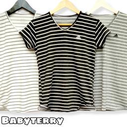 BR22207-2 - ADI SALUR TSHIRT TUMBLR TEE (BABYTERRY) - Hitam