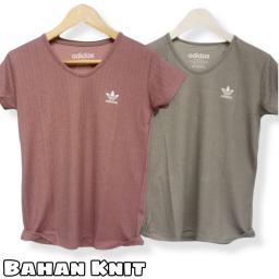 BR22213-2 - KAOS ADI TSHIRT TUMBLR TEE (BAHAN KNIT) - Abu Muda