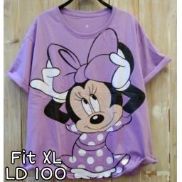 BR22251 - MINNIE LILAC TSHIRT TUMBLR TEE SIZE XL