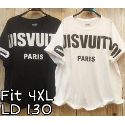 BR22256 - LOUIS TSHIRT TUMBLR TEE SIZE 4XL - Hitam