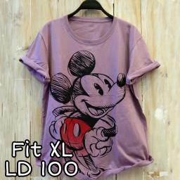 BR22262 - MICKEY PURPLE TSHIRT TUMBLR TEE SIZE XL