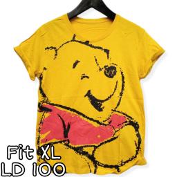 BR22263 - POOH KUNING TSHIRT TUMBLR TEE SIZE XL