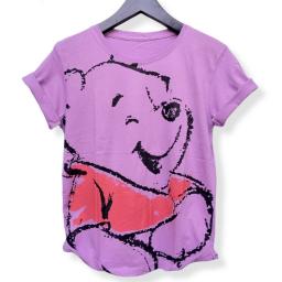 BR22268 - POOH LILAC TSHIRT TUMBLR TEE