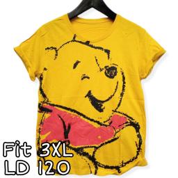 BR22271 - POOH KUNING TSHIRT TUMBLR TEE SIZE 3XL