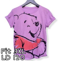 BR22272 - POOH LILAC TSHIRT TUMBLR TEE SIZE 3XL