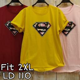 BR22273 - SUPERMAN TSHIRT TUMBLR TEE SIZE 2XL - Maroon