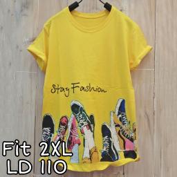 BR22278 - FASHION KUNING TSHIRT TUMBLR TEE SIZE 2XL