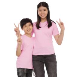 BR22294 - KAOS ANAK POLOS PINK SIZE XL
