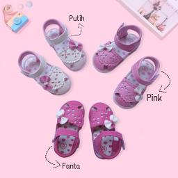 BR22517 - SEPATU BAYI LUCU ANAK PEREMPUAN PDM - Fanta Size 24