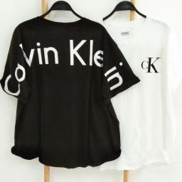 BR22573-2 - CALVIN TSHIRT TUMBLR TEE - Putih