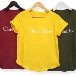 BR22617-2 - CHRISTIAN DIO TSHIRT TUMBLR TEE - Kuning