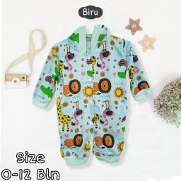 BR22691 - ROMPER BAYI ANIMAL BIRU