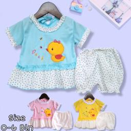 BR22706-2 - SET DRESS BAYI DUCK PDM - Pink