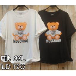 BR22734-1 - MOSCHI TSHIRT TUMBLR TEE SIZE 3XL - Putih