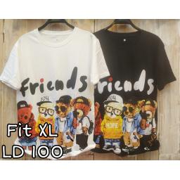BR22756 - FRIENDS TSHIRT TUMBLR TEE SIZE XL - Putih