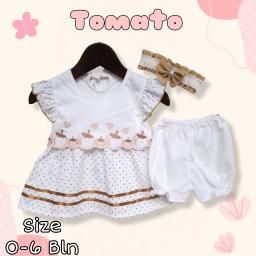 BR22800 - SET DRESS BAYI TOMATO PDM