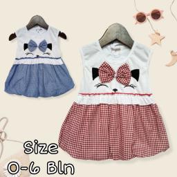 BR22865 - DRESS BAYI CAT POLDAKOT PDM - Biru Tua