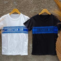 BR22890-2 - CHRISTIAN DIO TSHIRT TUMBLR TEE SIZE M - Hitam