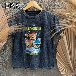 BR22988 - ASTROBEAR IMPORT TSHIRT TUMBLR TEE HITAM SIZE L
