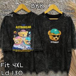 BR22994 - ASTROBEAR IMPORT BKK TSHIRT TUMBLR TEE HITAM SIZE 4XL