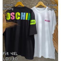 BR23068-1 - MOSCHI TSHIRT TUMBLR TEE SIZE 4XL - Hitam