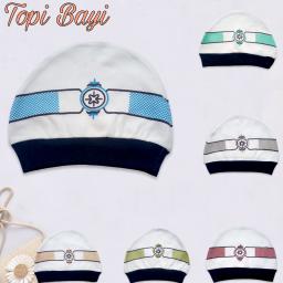 BR23099-3 - TOPI KOKO BAYI LAKI - LAKI - Abu