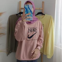 BR23102-3 - SWEATER NIK (BABYTERRY) SIZE XL - Soft Yellow