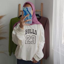 BR23103-2 - SWEATER BULL (BABYTERRY) SIZE XL - BW