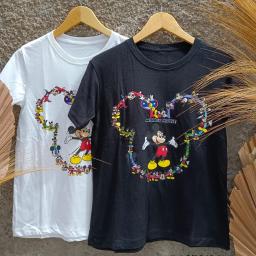 BR23158 - MICKEY TSHIRT TUMBLR TEE - Putih