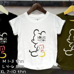 BR23170 - LOUIS KAOS ANAK TSHIRT TUMBLR TEE - Size M Hitam