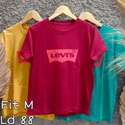 BR23197-3 - LEVI TSHIRT TUMBLR TEE SIZE M - Hijau Tosca