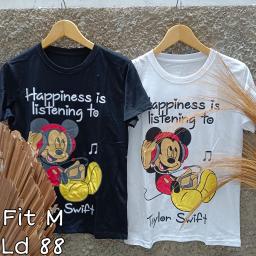 BR23282-2 - MICKEY TSHIRT TUMBLR TEE SIZE M - Putih