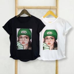 BR23325-1 - GIRL TSHIRT TUMBLR TEE - Hitam