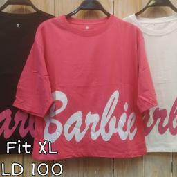 BR23454-2 - BARBIE LENGAN 3/4 TSHIRT TUMBLR TEE SIZE XL - Fanta