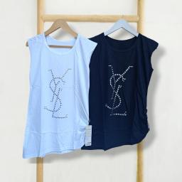 BR23470 - YSL TSHIRT TUMBLR TEE - Putih