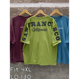 BR23485 - SANFRANCISCO TSHIRT TUMBLR TEE SIZE 4XL - Magenta Purple