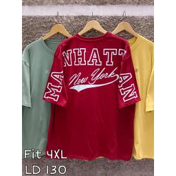 BR23486 - MANHATTAN TSHIRT TUMBLR TEE SIZE 4XL - Hijau Sagee