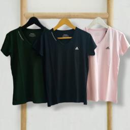 BR23517-2 - KAOS OLAHRAGA ADIDAS - Hitam