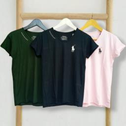 BR23520-2 - KAOS OLAHRAGA POLO - Hitam
